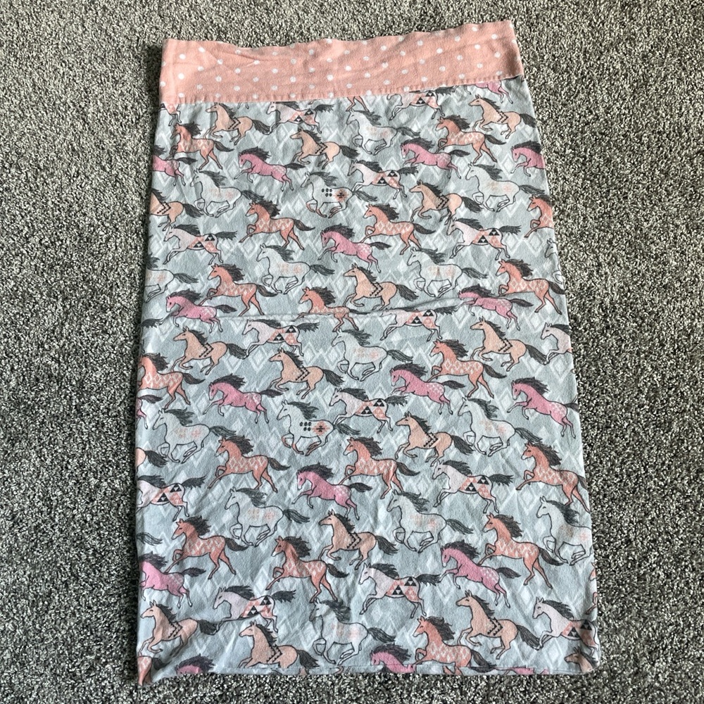 Colorful Horse Print Skirt